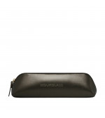 Vegan Leather Makeup Brush Bag